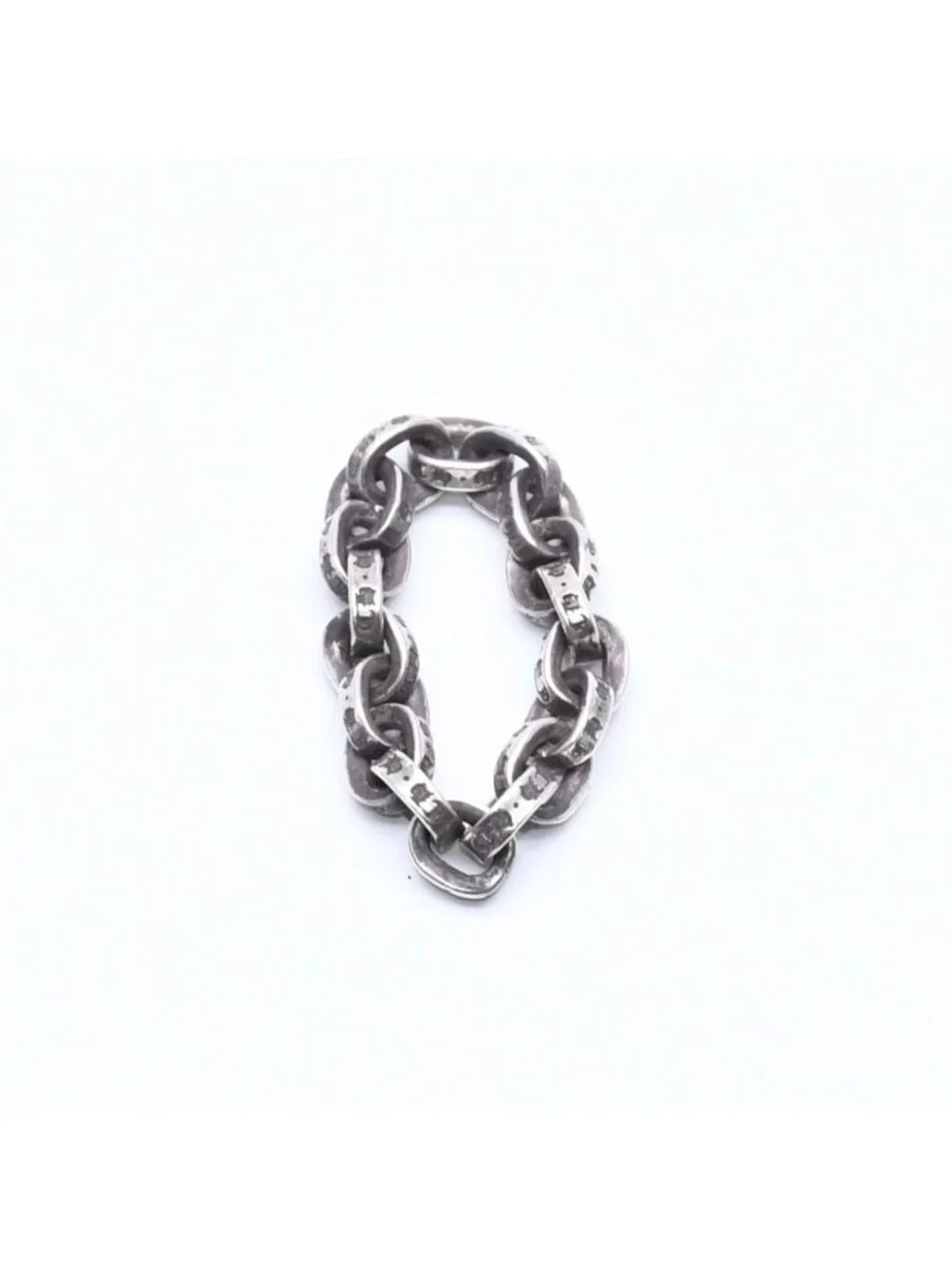 Chrome Hearts Paper Chain Ring 925 Sterling Silver